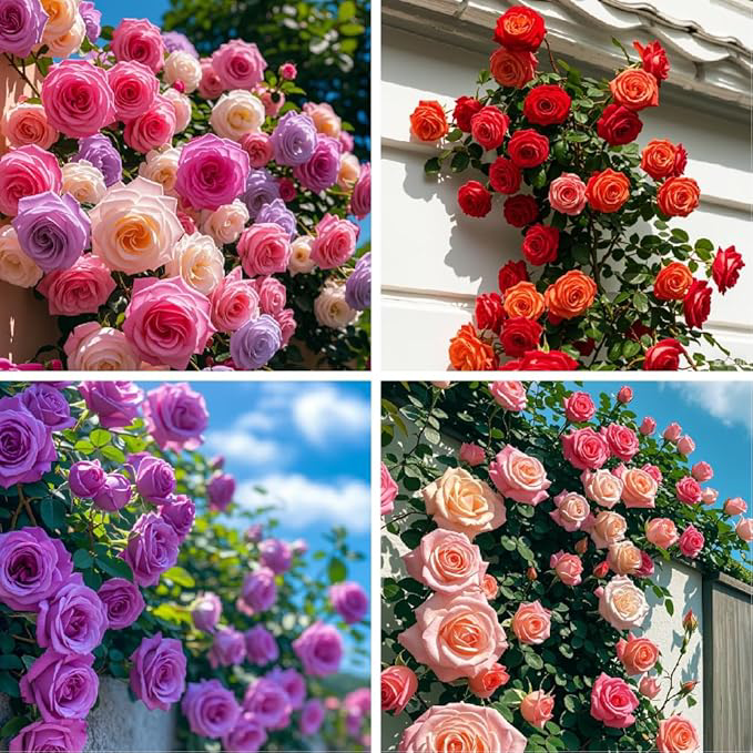 200 Semillas Rosas Trepadoras Jardín