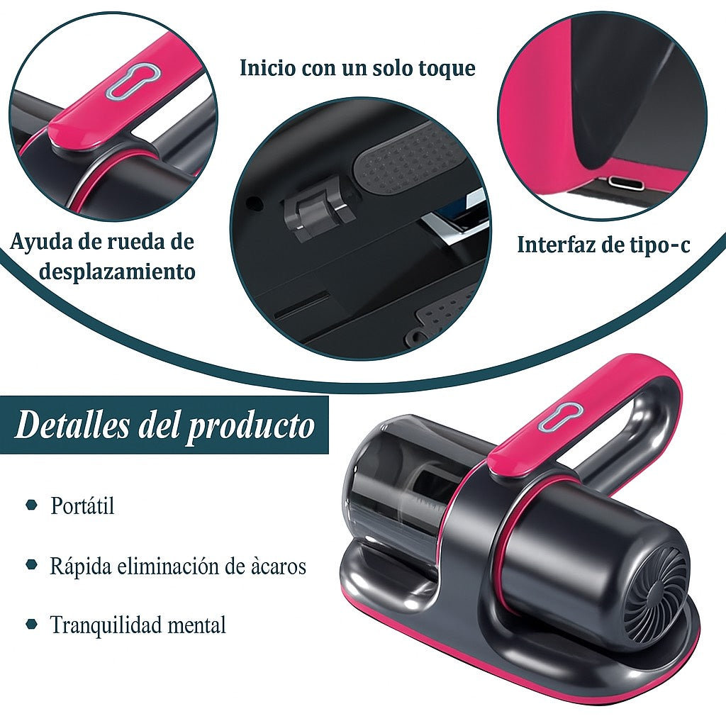 💨ASPIRADORA ANTI ACAROS🦠 Tu mejor defensa contra los ácaros y las enfermedades respiratorias? 😷