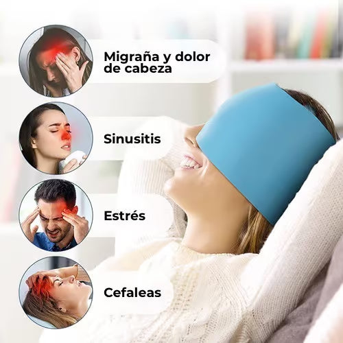 GORRO DE GEL ALIVIO MIGRAÑA