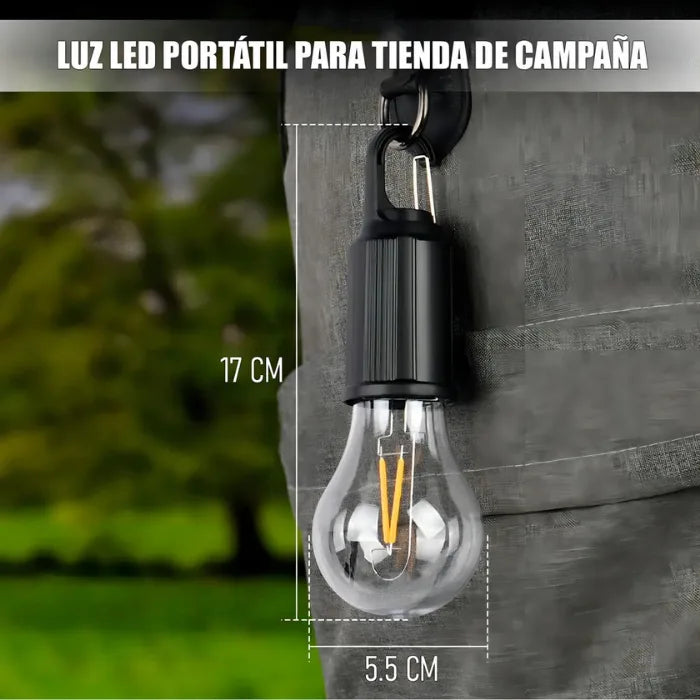 Ampolleta Solar De Camping X2
