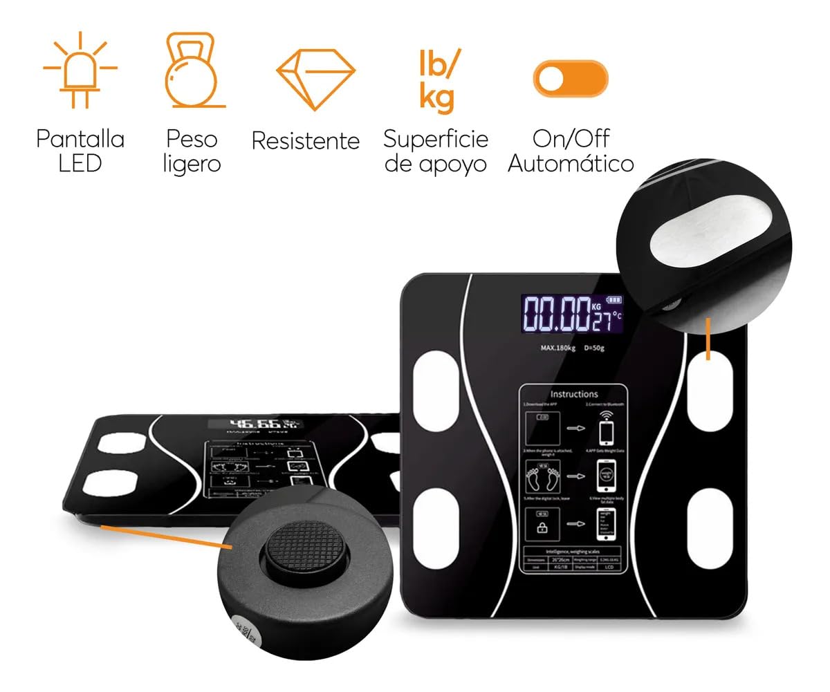 Báscula Bluetooth Inteligente