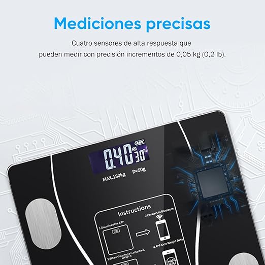 Báscula Bluetooth Inteligente