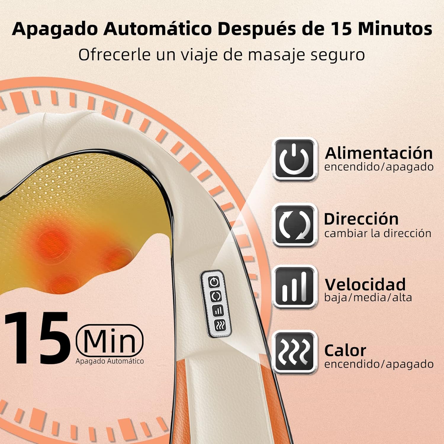 Masajeador Eléctrico Espalda y Hombros