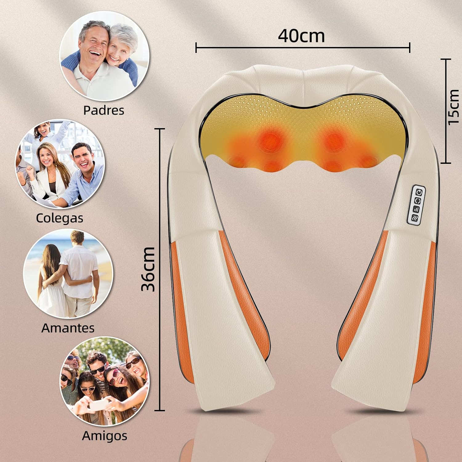 Masajeador Eléctrico Espalda y Hombros