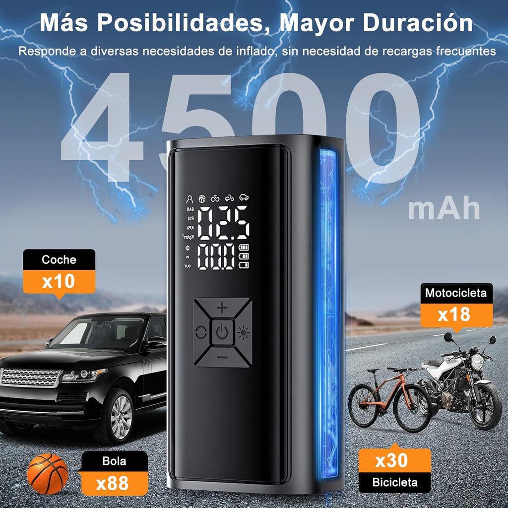 Compresor de aire portatil 12v Portatil