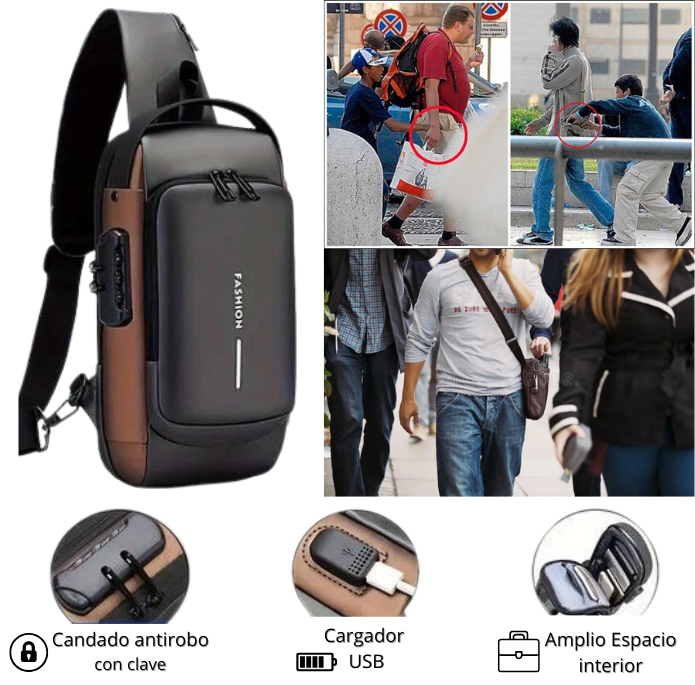 Bolso Mochila Antirobo