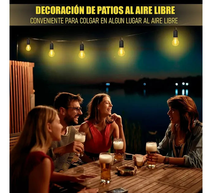 Ampolleta Solar De Camping X2