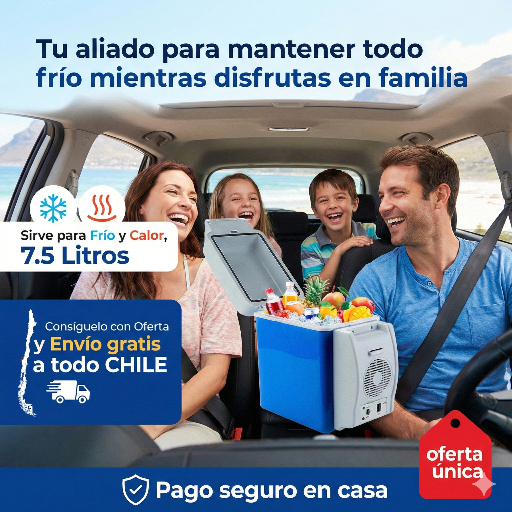 MiniNevera portatil enchufable