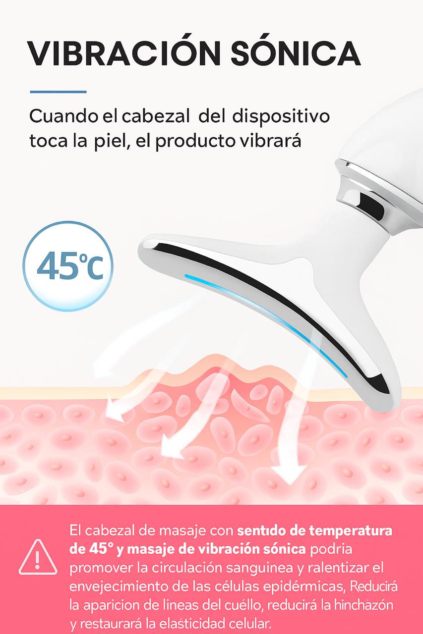 MASAJEADOR FACIAL REDUCTOR Y ANTIARRUGAS