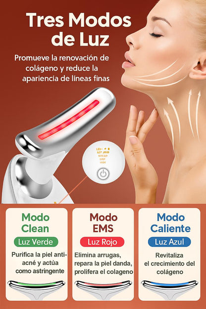 MASAJEADOR FACIAL REDUCTOR Y ANTIARRUGAS
