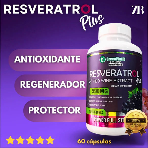 Resveratrol 60 Capsulas