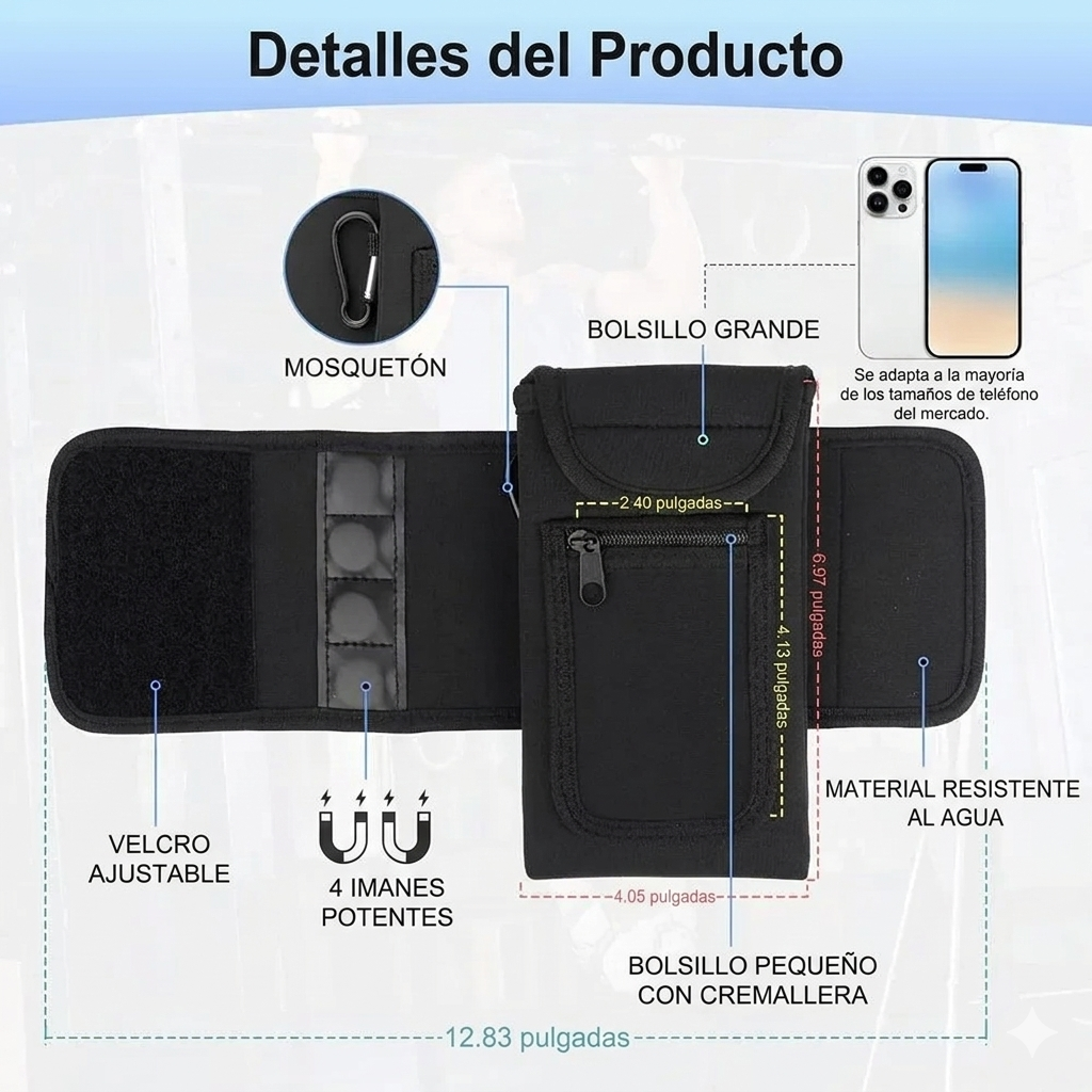 BOLSILLO MAGNETICO GIMNASIO