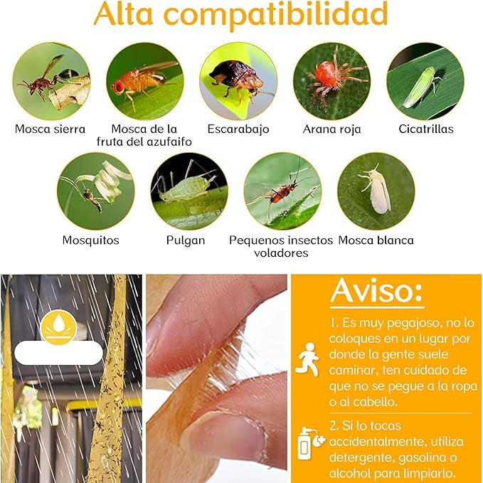 Cinta Atrapa Moscas - OFERTA LLEVA 4 CAJAS Y PAGA 3.