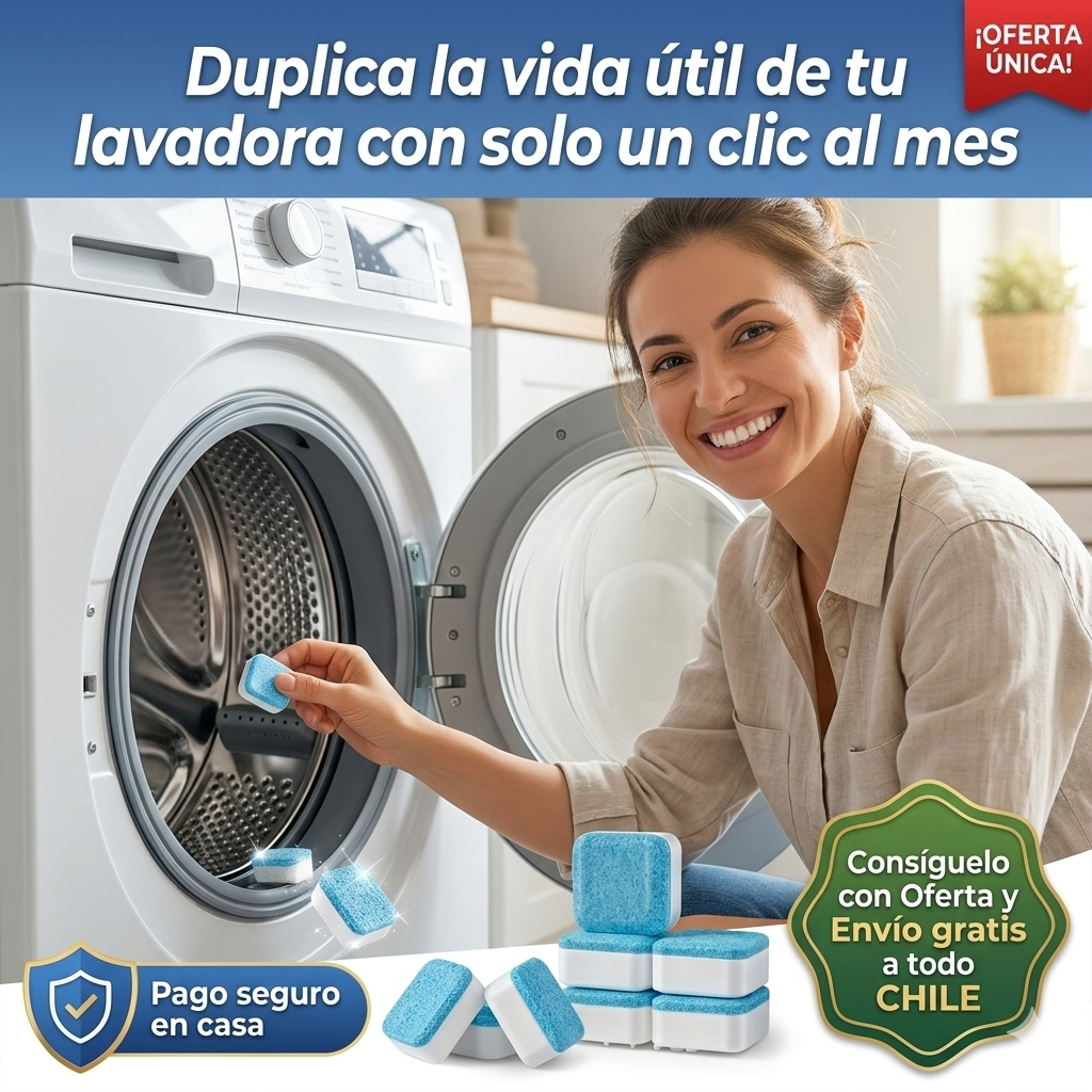 Pack 12 Pastillas Para Lavadoras