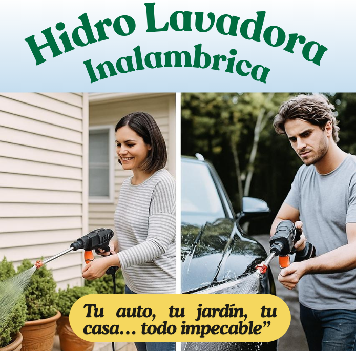 HIDROLAVADORA ELÉCTRICA INALAMBRICA