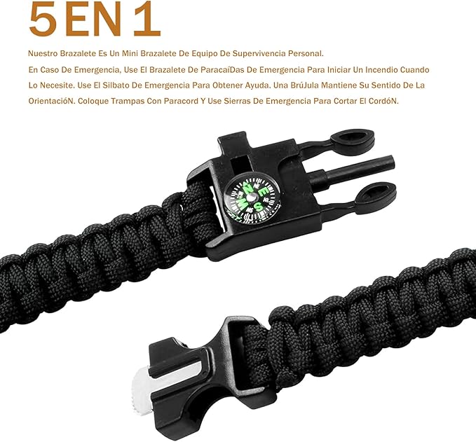 KIT 12 HERRAMIENTAS DE SUPERVIVENCIA