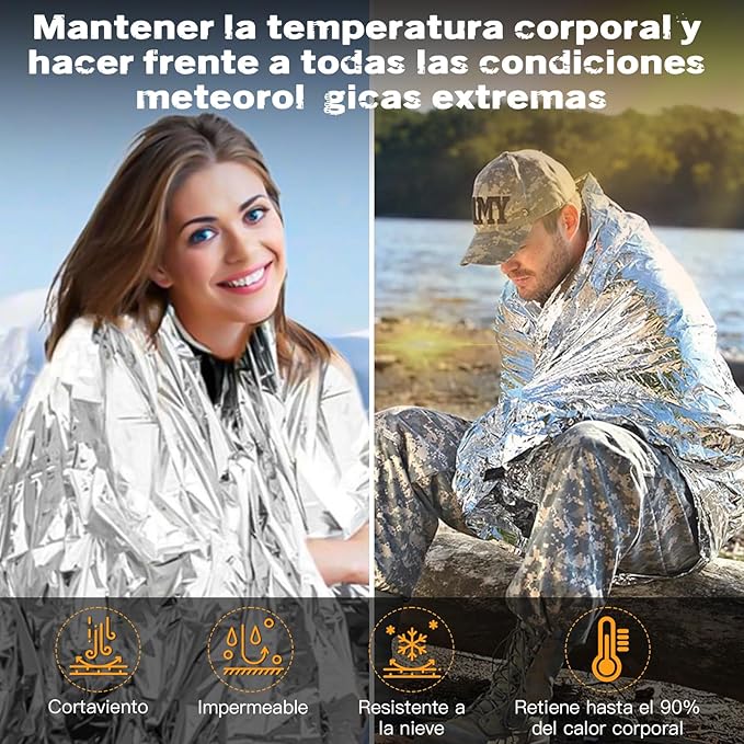 KIT 12 HERRAMIENTAS DE SUPERVIVENCIA