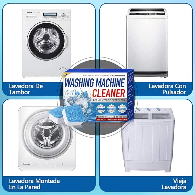 Pack 12 Pastillas Para Lavadoras