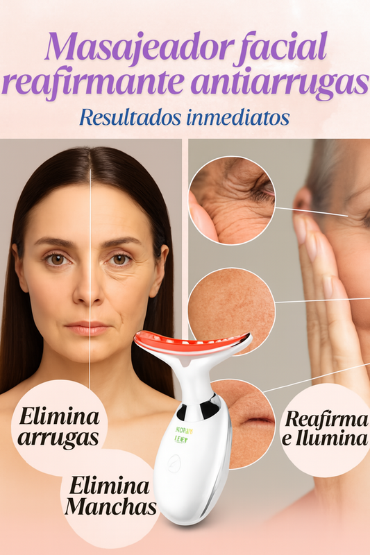 MASAJEADOR FACIAL REDUCTOR Y ANTIARRUGAS