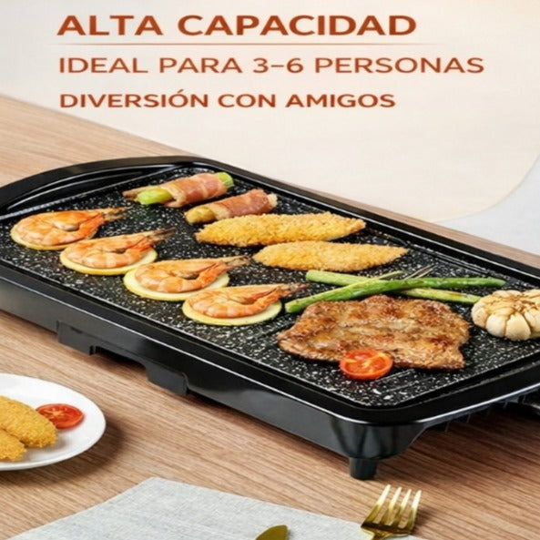 Plancha Cocción Eléctrica Antiadherente