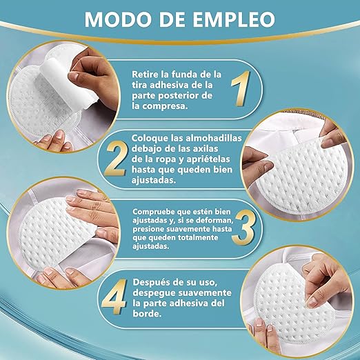Almohadillas Antitranspirantes Axilas